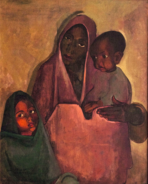 Mother India by Amrita Sher-Gil | Tallenge Store | Buy Posters, Framed Prints & Canvas Prints
