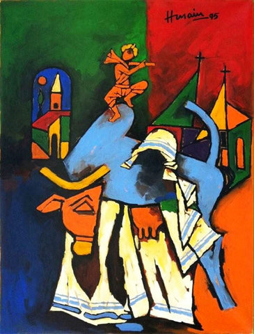 Mother Teresa - M F Hussain by M F Husain
