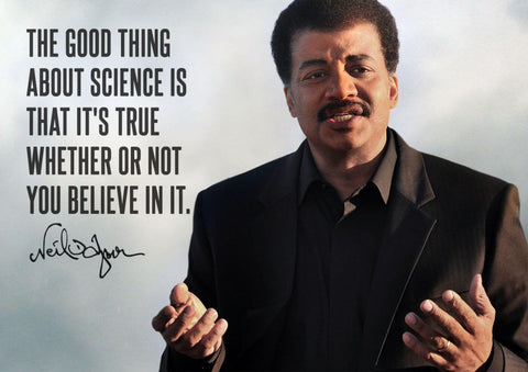 Motivational Poster - Neil DeGrasse Tyson - Inspirational Quote - Posters by Kaiden Thompson