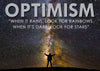 Motivational Poster - OPTIMISM - When It Rains Look For Rainbows When Its Dark Look For Stars - Inspirational Quote - Posters