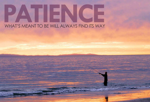 Motivational Quote: PATIENCE - Large Art Prints