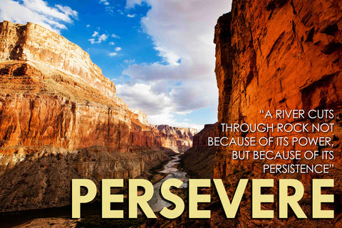 Motivational Quote: PERSEVERE by Sherly David