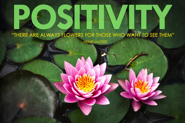 Motivational Quote: POSITIVITY - Art Prints