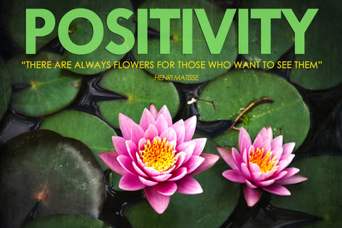Motivational Quote: POSITIVITY - Art Prints