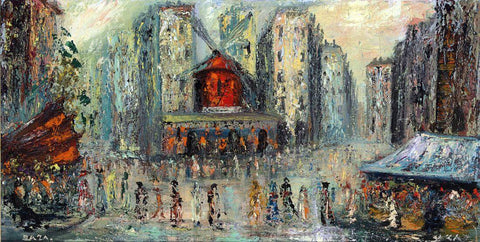 Moulin Rouge - Sayed Haider Raza - Early Works - Art Prints