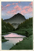 Mount Kamagadake Hida - Kawase Hasui - Japanese Woodblock Masterpiece - Art Prints