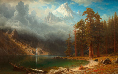 Mount Corcoran - Albert Bierstadt - Landscape Painting - Life Size Posters by Albert Bierstadt