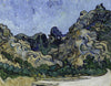 Mountains At St Remy - Vincent van Gogh - Landscape Painting - Life Size Posters