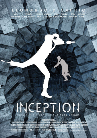 Movie Poster - Inception - Hollywood Collection - Life Size Posters by Joel Jerry
