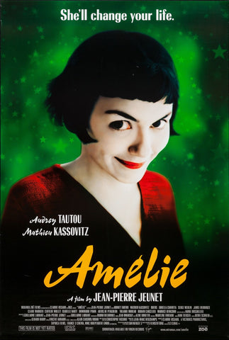 Movie Poster - Le Fabuleux Destin dAmélie Poulain - Audrey Tautou by Joel Jerry