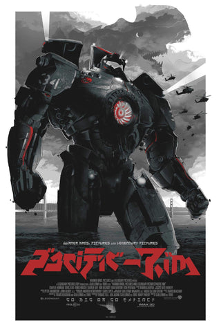 Movie Poster - Pacific Rim - Fan Art - Hollywood Collection - Large Art Prints by Brooke