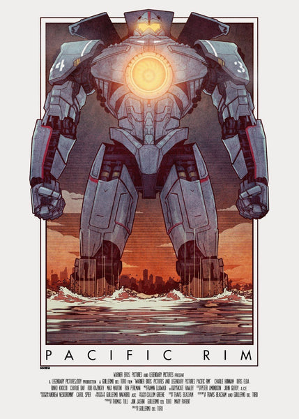 Tallenge Hollywood Collection - Movie Poster - Pacific Rim - Canvas Prints