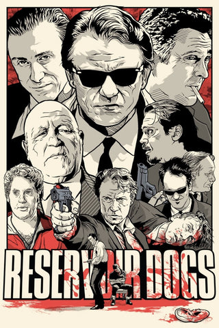 Movie Poster - Reservoir Dogs - Retro Fan Art - Hollywood Collection - Art Prints