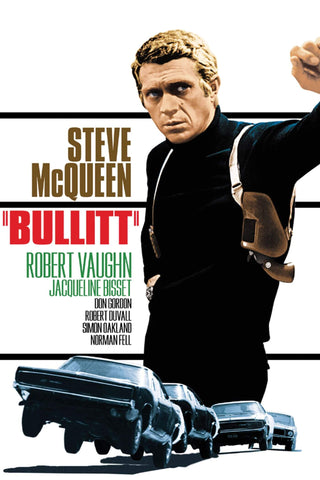 Movie Poster - Steve McQueen Bullitt - Hollywood Collection by Brooke