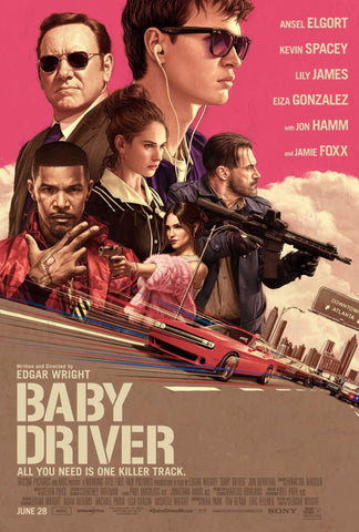 Movie Poster Art - Baby Driver - Tallenge Hollywood Poster Collection by Brooke