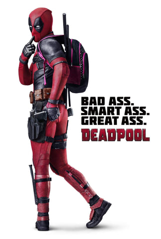Movie Poster Art - Deadpool - Smart Ass - Tallenge Hollywood Poster Collection - Canvas Prints