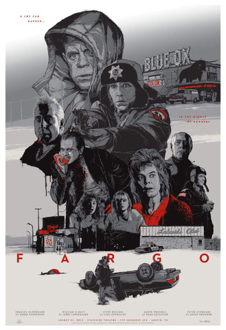 Movie Poster Art - Fargo - Tallenge Hollywood Poster Collection - Large Art Prints by Brooke