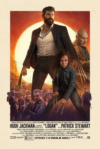 Movie Poster Art - Logan -  Tallenge Hollywood Poster Collection by Brooke