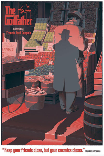 Movie Poster Art - The Godfather - Tallenge Hollywood Poster Collection - Framed Prints
