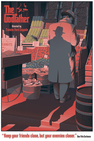 Movie Poster Art - The Godfather - Tallenge Hollywood Poster Collection - Framed Prints