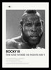 Set Of 4 Movie Poster Art Set - Rocky  - Premium Quality Framed Poster (18 x 24 inches)