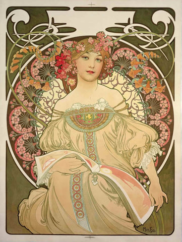 Women - Large Art Prints by Alphonse Mucha