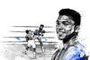 Muhammad Ali - Art Painting - Tallenge Sports Motivational Poster Collection - Posters