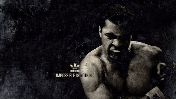 Muhammad Ali - Impossible Is Nothing - Adidas - Framed Prints