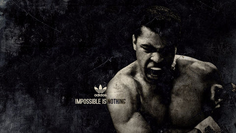 Muhammad Ali - Impossible Is Nothing - Adidas - Art Prints