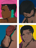 Muhammed Ali - Andy Warhol - Canvas Prints