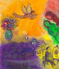 Multicolor Inspiration Of The Painter (Linspiration Multicolore Du Peintre) - Marc Chagall - European Modernism Painting - Canvas Prints