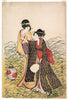 Musashino Panel - Kitagawa Utamaro - Ukiyo-e Woodblock Print Art Painting - Posters