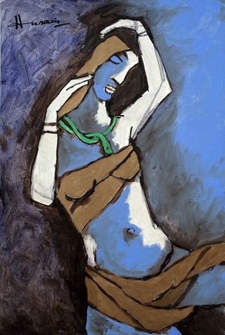 Muse - Maqbool Fida Husain by M F Husain