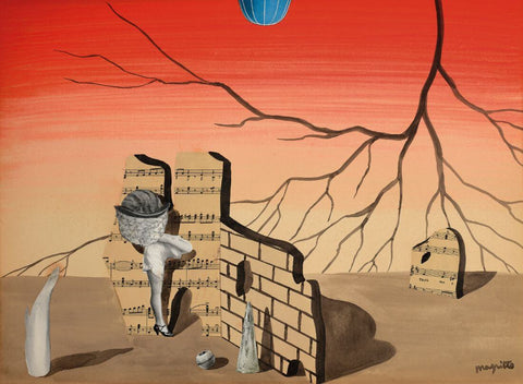 Music - Rene Magritte - Surrealist Painting - Posters