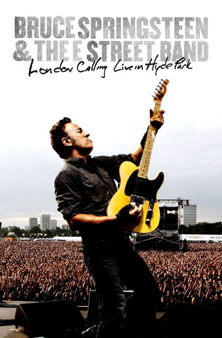 Music Concert Poster - Bruce Springsteen Live At London - Tallenge Music Collection - Canvas Prints by Jerry