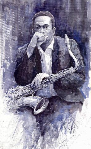 Music Collection - Jazz Legends - John Coltrane - Art - Large Art Prints