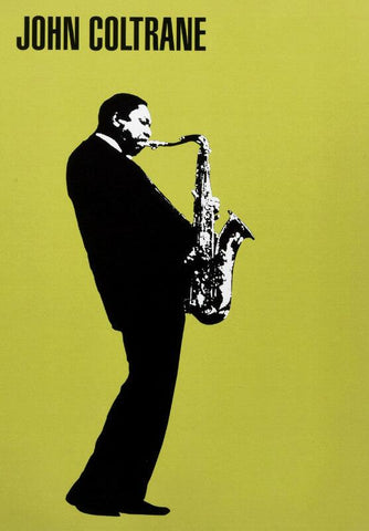 Music Collection - Jazz Legends - John Coltrane - Poster by Stephen Marks