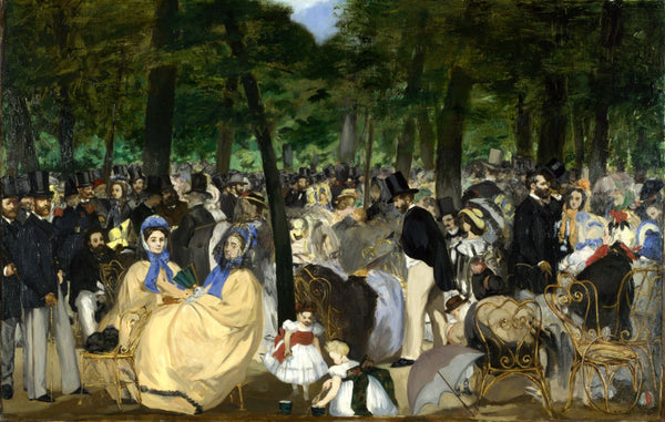 Music In The Tuileries - Canvas Prints