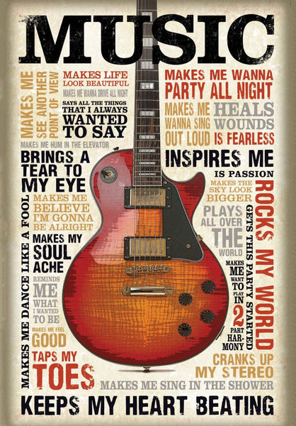 Music Inspires Me - Bestselling Insprirational Poster - Posters
