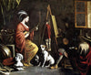 Musician At The Artists Studio - Framed Prints