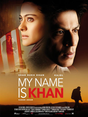 My Name Is Khan - Shah Rukh Khan - Bollywood Hindi Movie Poster by Tallenge Store