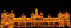 Mysore Palace (Karnataka) Lit Up For Dassera Festival - Famous Palaces And Places - Canvas Prints