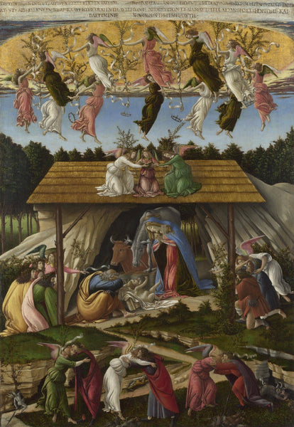 The Mystical Nativity - Canvas Prints