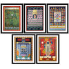 Best Of Nathdwara Shrinathji Pichwai Paintings - Set of 10 Framed Poster Paper - (12 x 17 inches)each