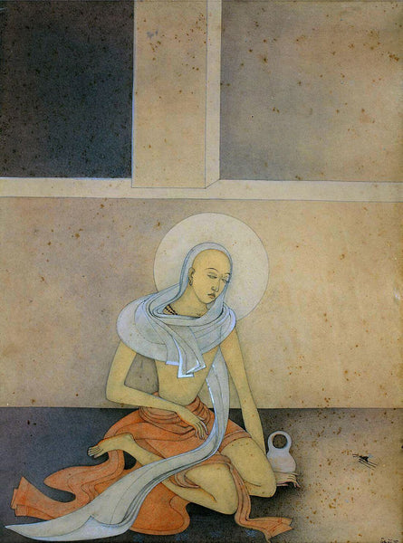 Sri Chaitanya - Kshitindranath Mazumdar – Bengal School of Art  - Indian Painting - Canvas Prints