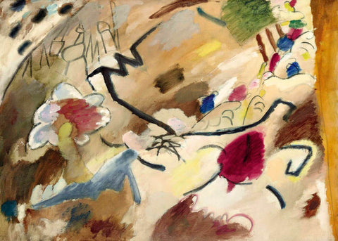 Improvisation 21A (Improvisation Mit Pferden) - Wassily Kandinsky by Wassily Kandinsky