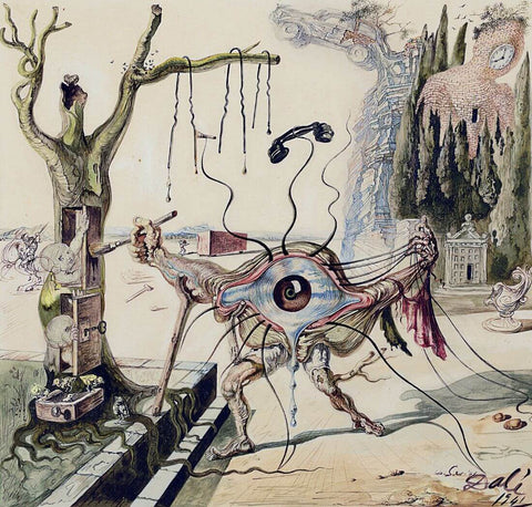 The Painters Eye, 1941(El ojo del pintor, 1941) - Salvador Dali Painting - Surrealism Art - Large Art Prints by Salvador Dali