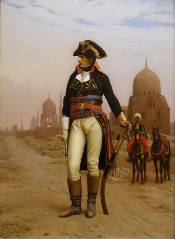 Napoleon In Egypt - Jean-Leon Gerome - Orientalism Art Painting by Jean Leon Gerome