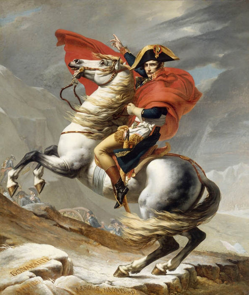 Napoleon Crossing the Alps III Canvas Print Rolled • 10x12 inches (On Sale - 25% OFF)