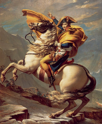 Napoleon Crossing the Alps III - Posters by Jacques-Louis David